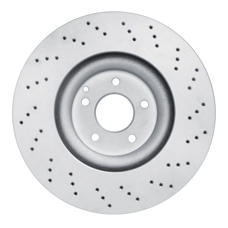 Mercedes-Benz CLK55 AMG Brake Rotor (1) - Front - R1 Concepts - GEOSPEC Coated Rotor - Drilled - `03-`07